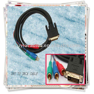 DVI zu 3 RCA Kabel mit Komponente